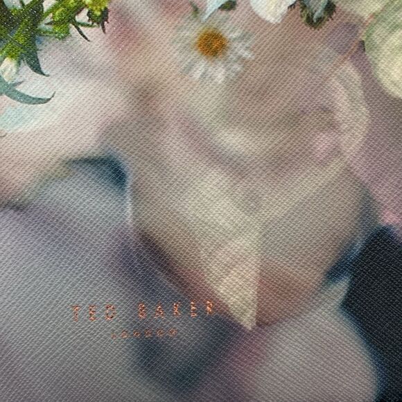 Ted Baker Navy Blue Floral Crossbody Handbag - Picture 8 of 8